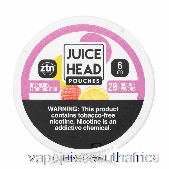 Vape Juice South Africa Juice Head Nicotine Pouches - Raspberry Lemonade Mint 6Mg